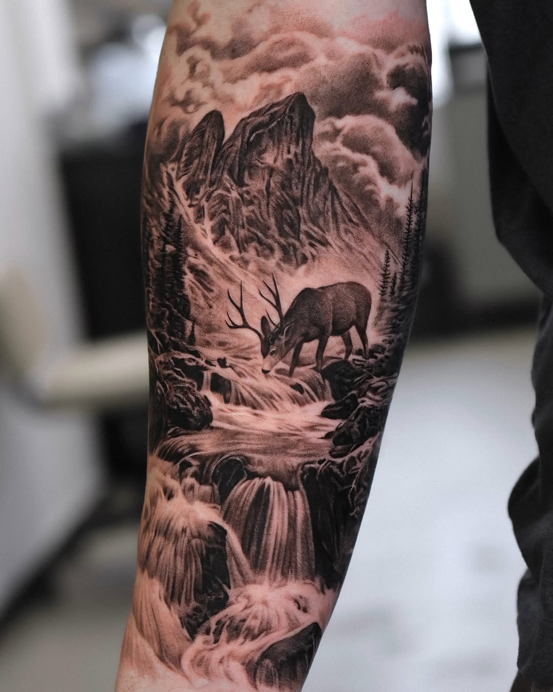 Tattoo by @hoa._.tattoo — realism, black_and_grey