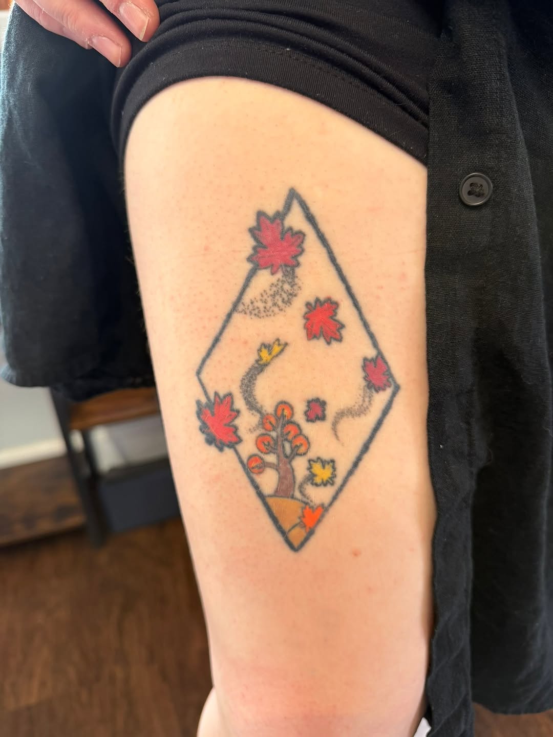 Tattoo by @edenroseink — watercolor