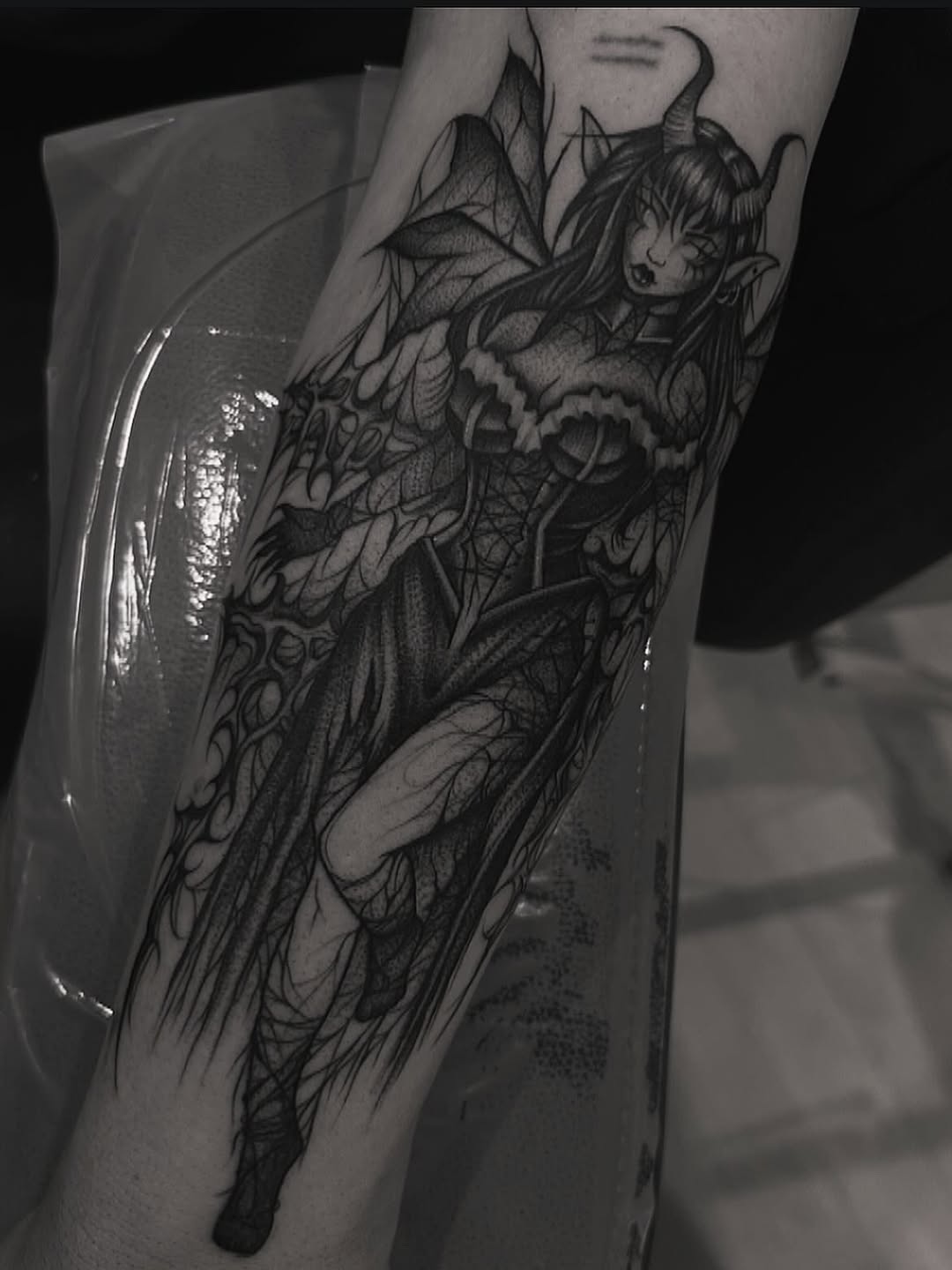 Tattoo by @tattoosbyanna_ — illustrative, dark_realism