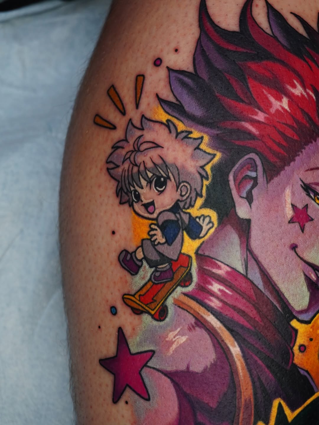 Tattoo by @kaliirisart — new_school, anime