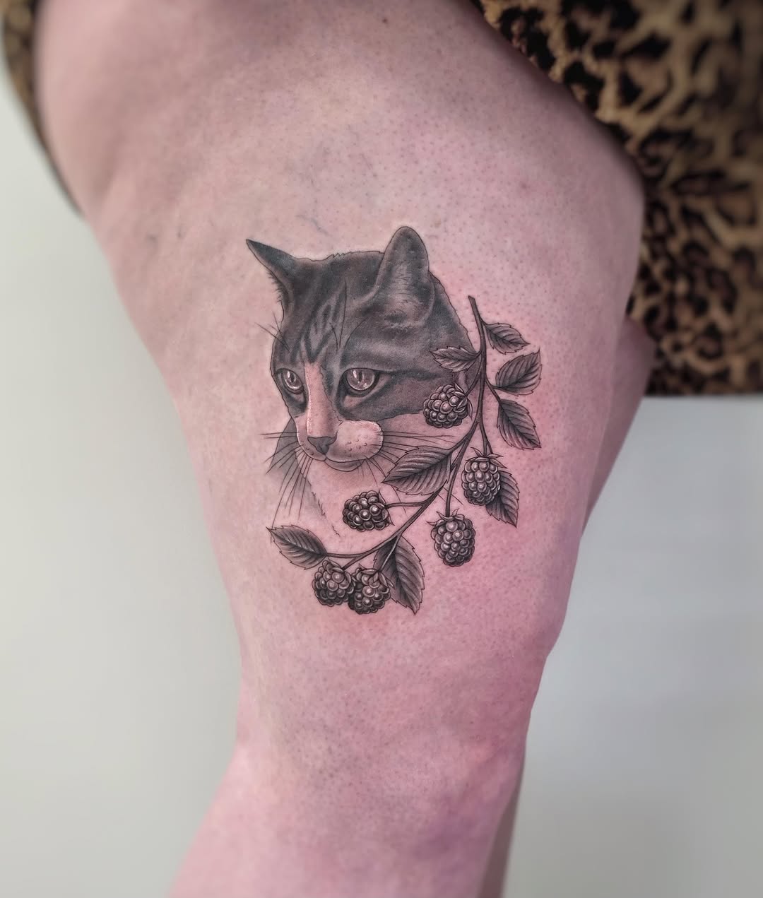Tattoo by @paige.nicole.tattoos — realism, black_and_grey