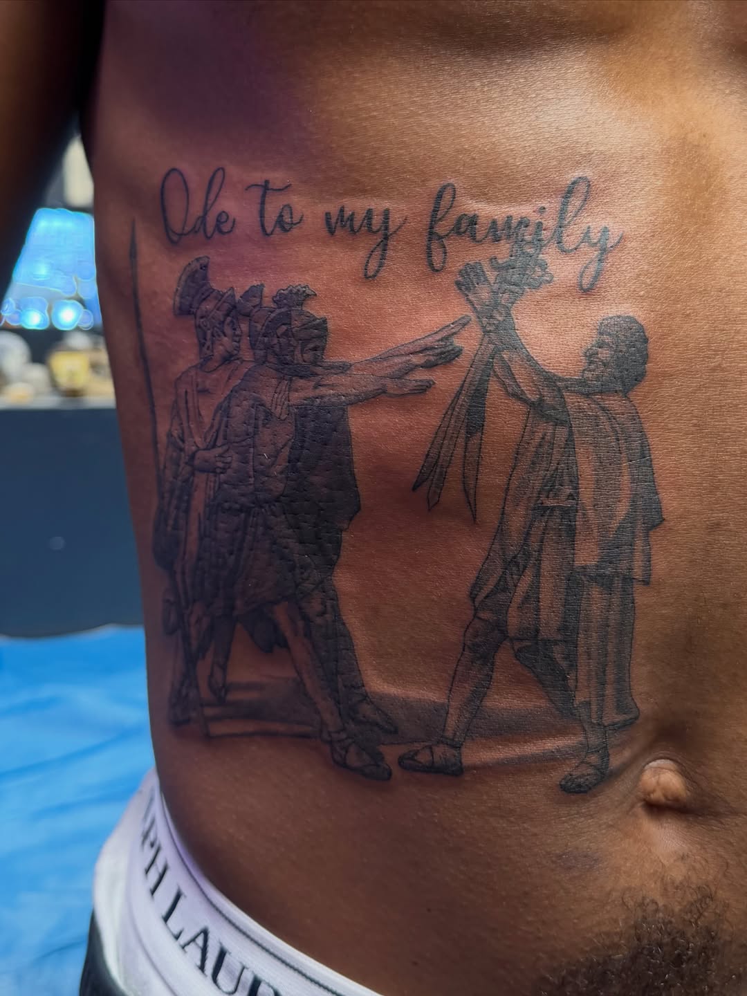 Tattoo by @theehotcoworker — black_and_grey, illustrative