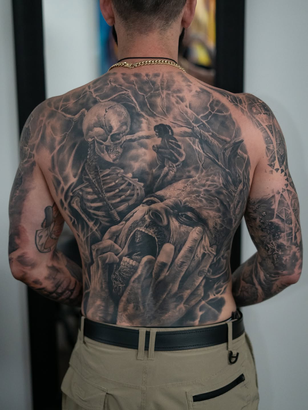 Tattoo by @mike.fd.tattoos — realism, dark_realism