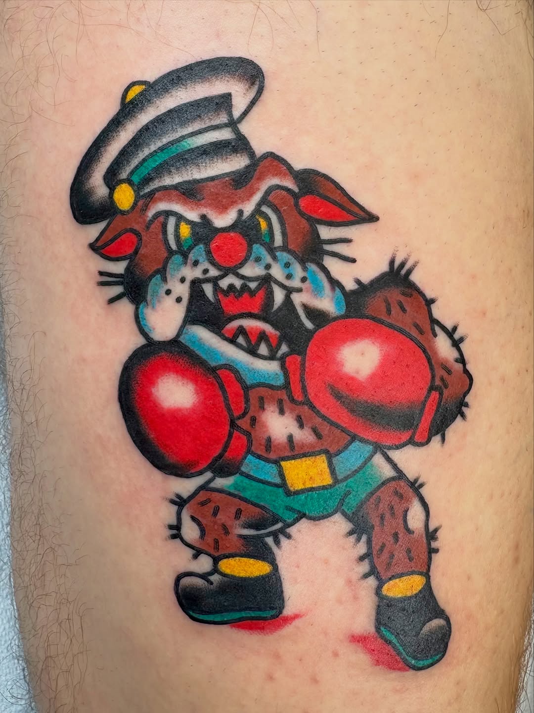 Tattoo by @tonyyoungtattoo — american_traditional, new_school