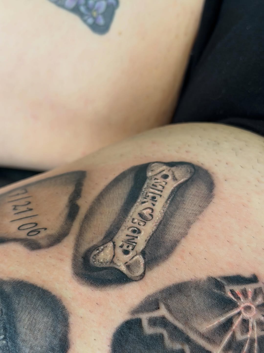 Tattoo by @summertats — black_and_grey, realism