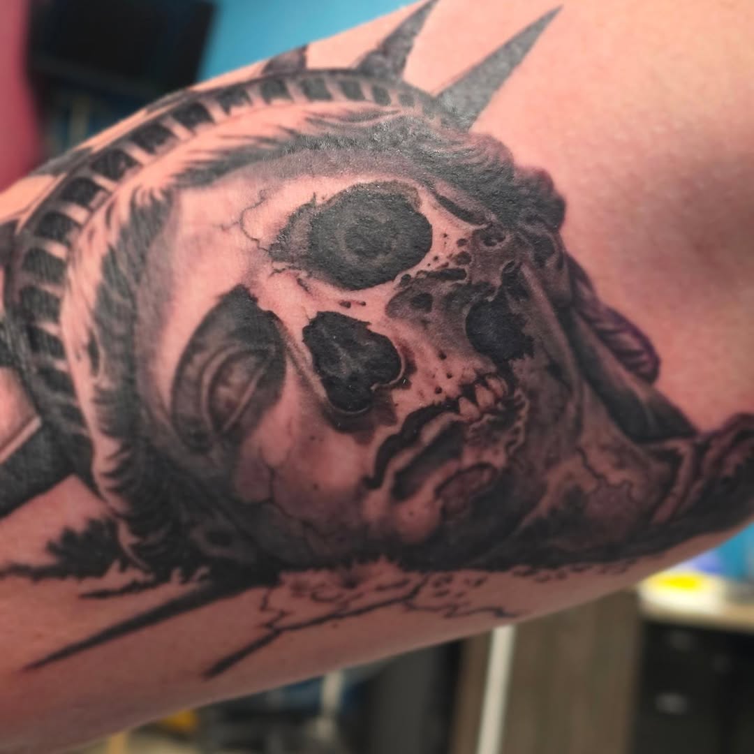 Tattoo by @inkbycrab — realism, dark_realism