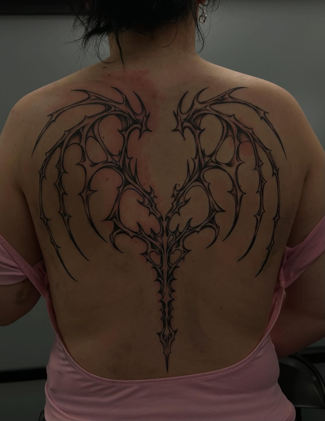 Tattoo by @diamondphoenix_ — blackwork, ornamental