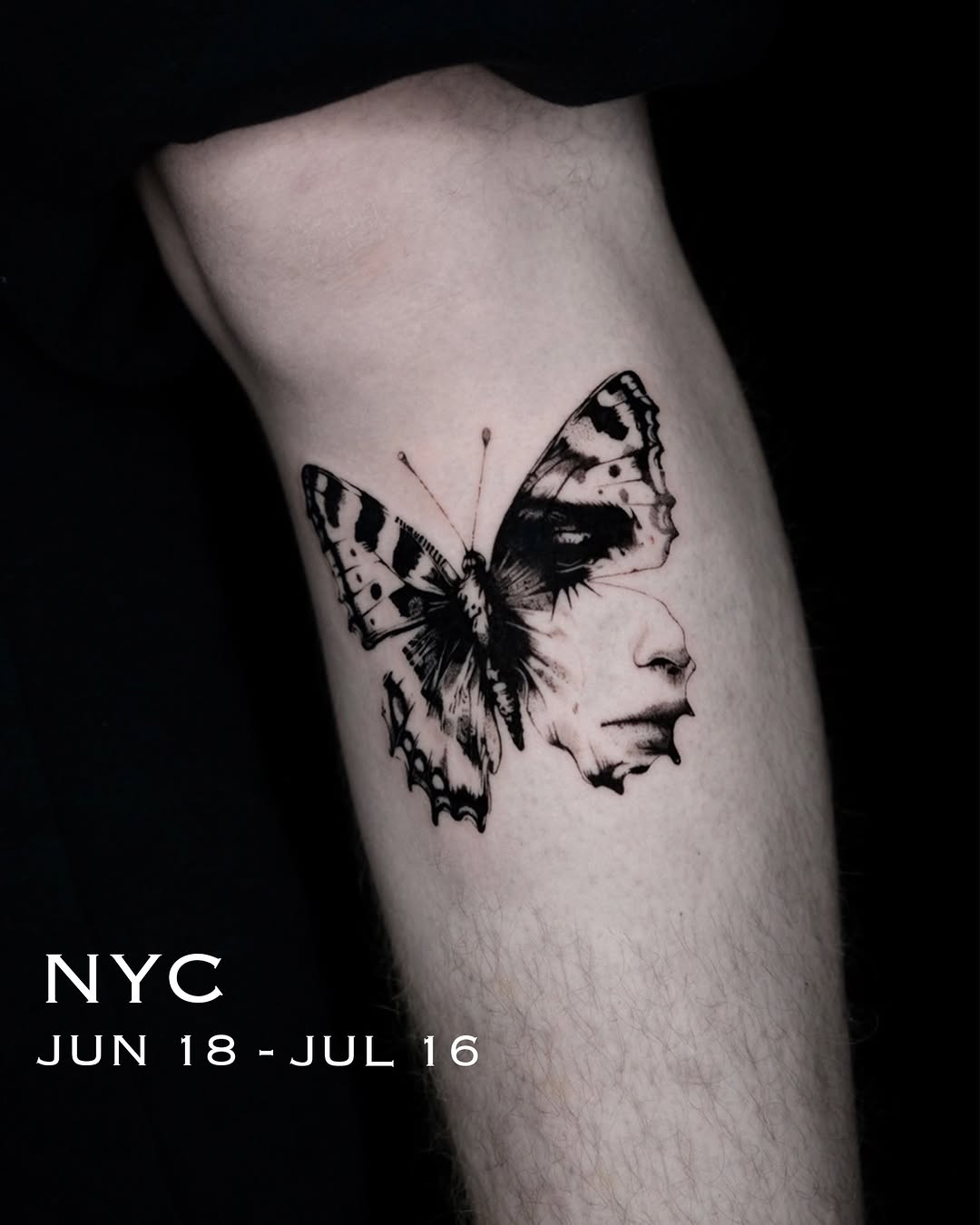 Tattoo by @melo_tatt — black_and_grey, realism
