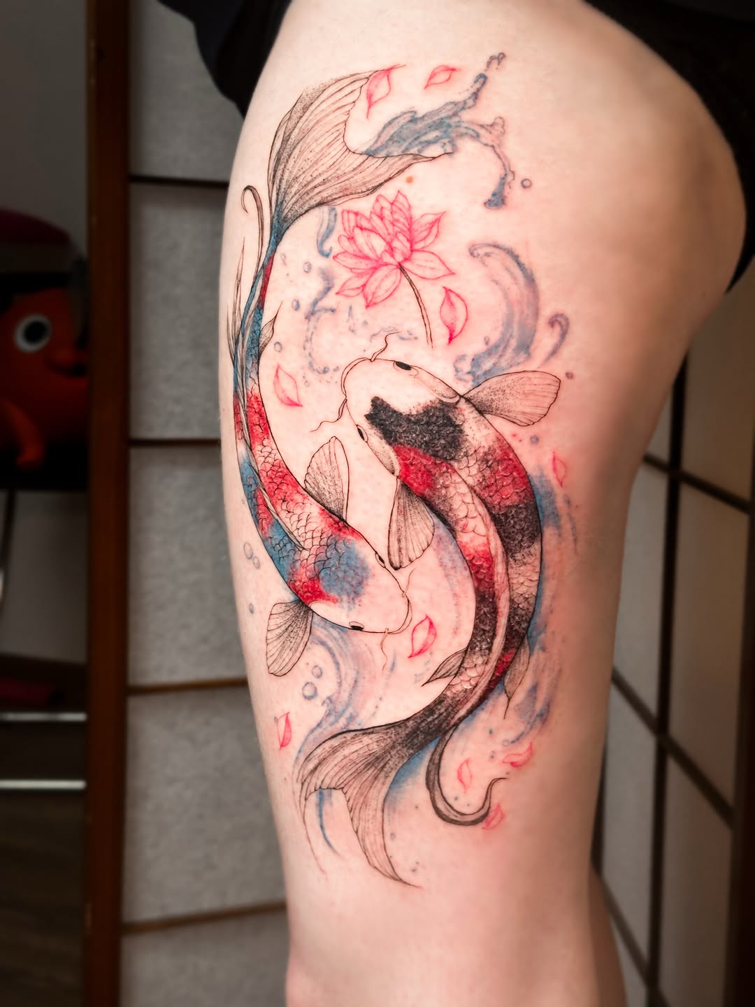 Tattoo by @milameowitattoo — watercolor