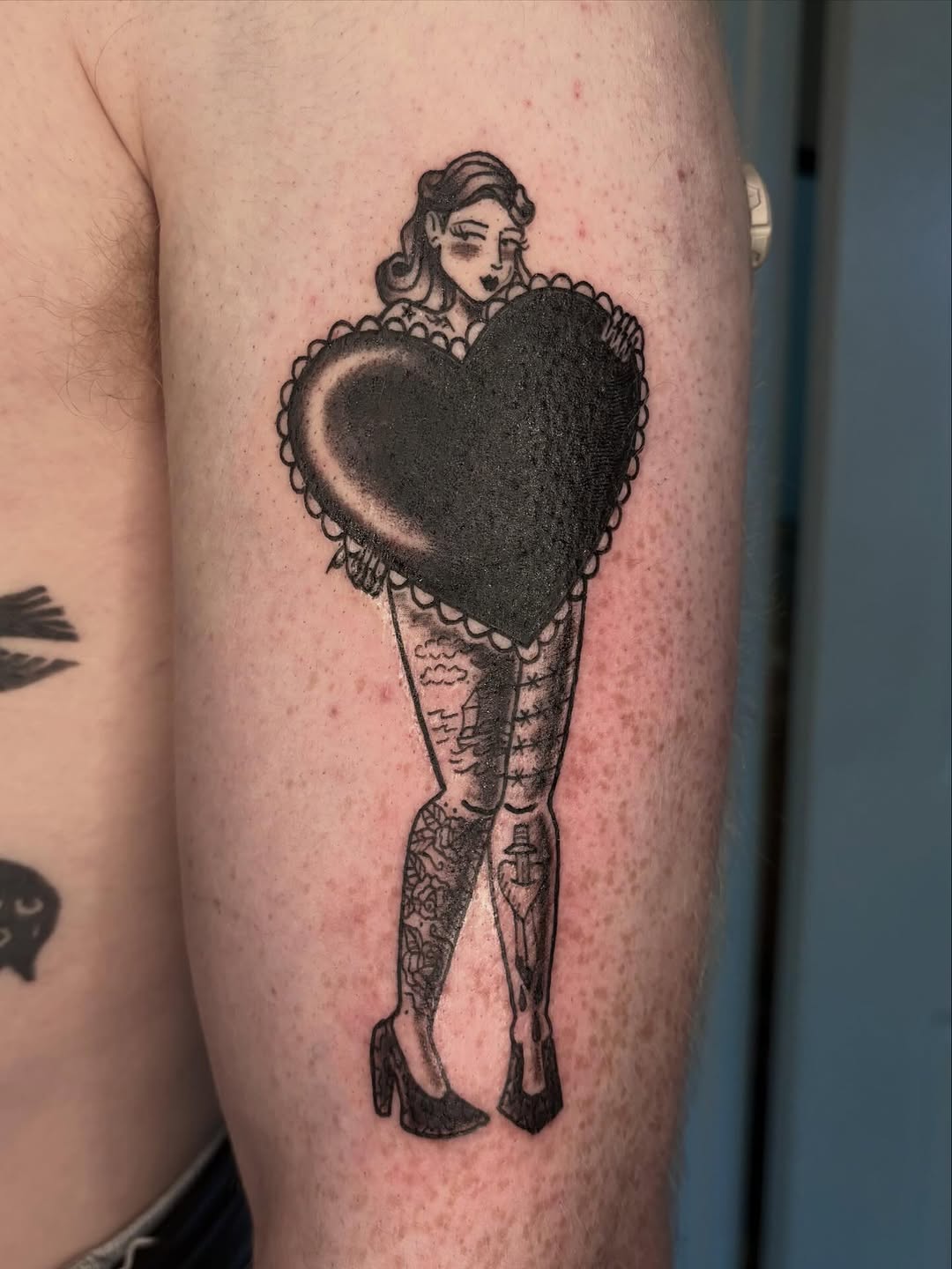 Tattoo by @the.end.illustration — american_traditional, black_and_grey