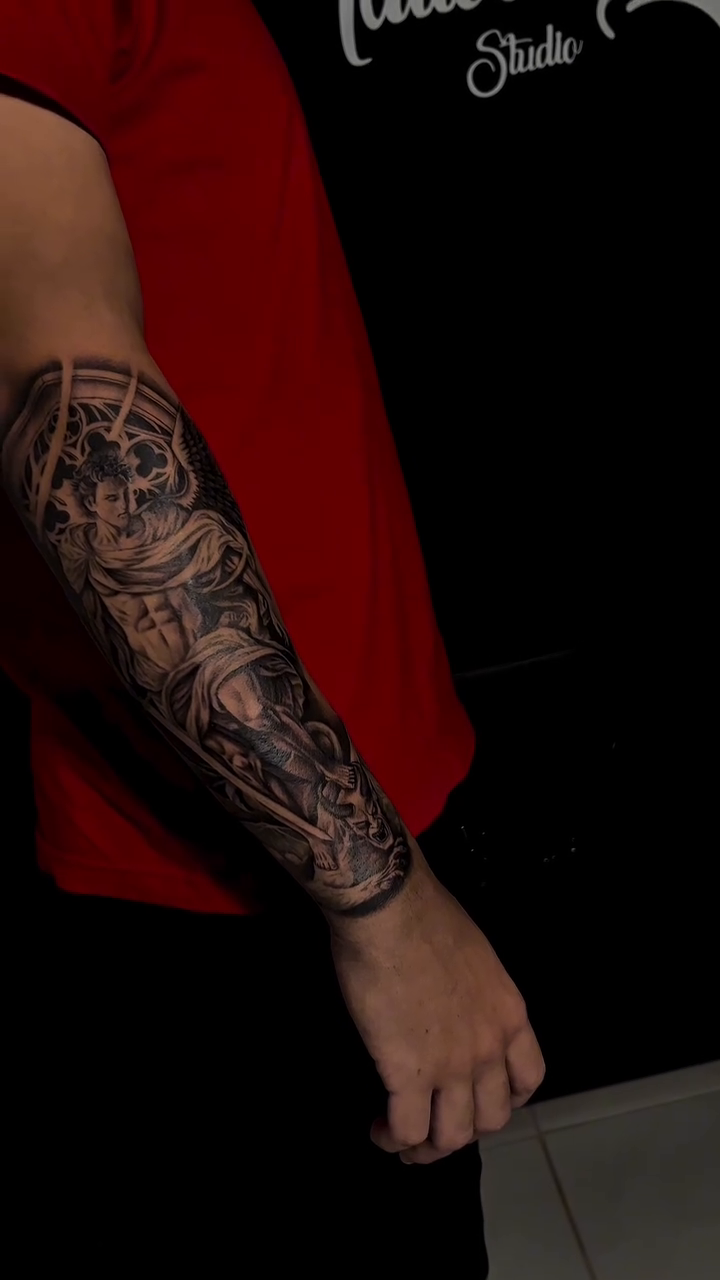 Tattoo by @sdtatoo — black_and_grey, realism