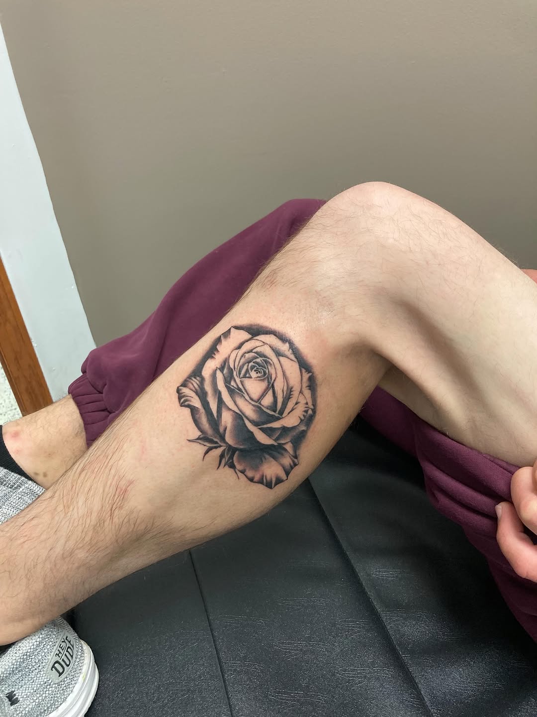 Tattoo by @madtimtattoos — realism, black_and_grey
