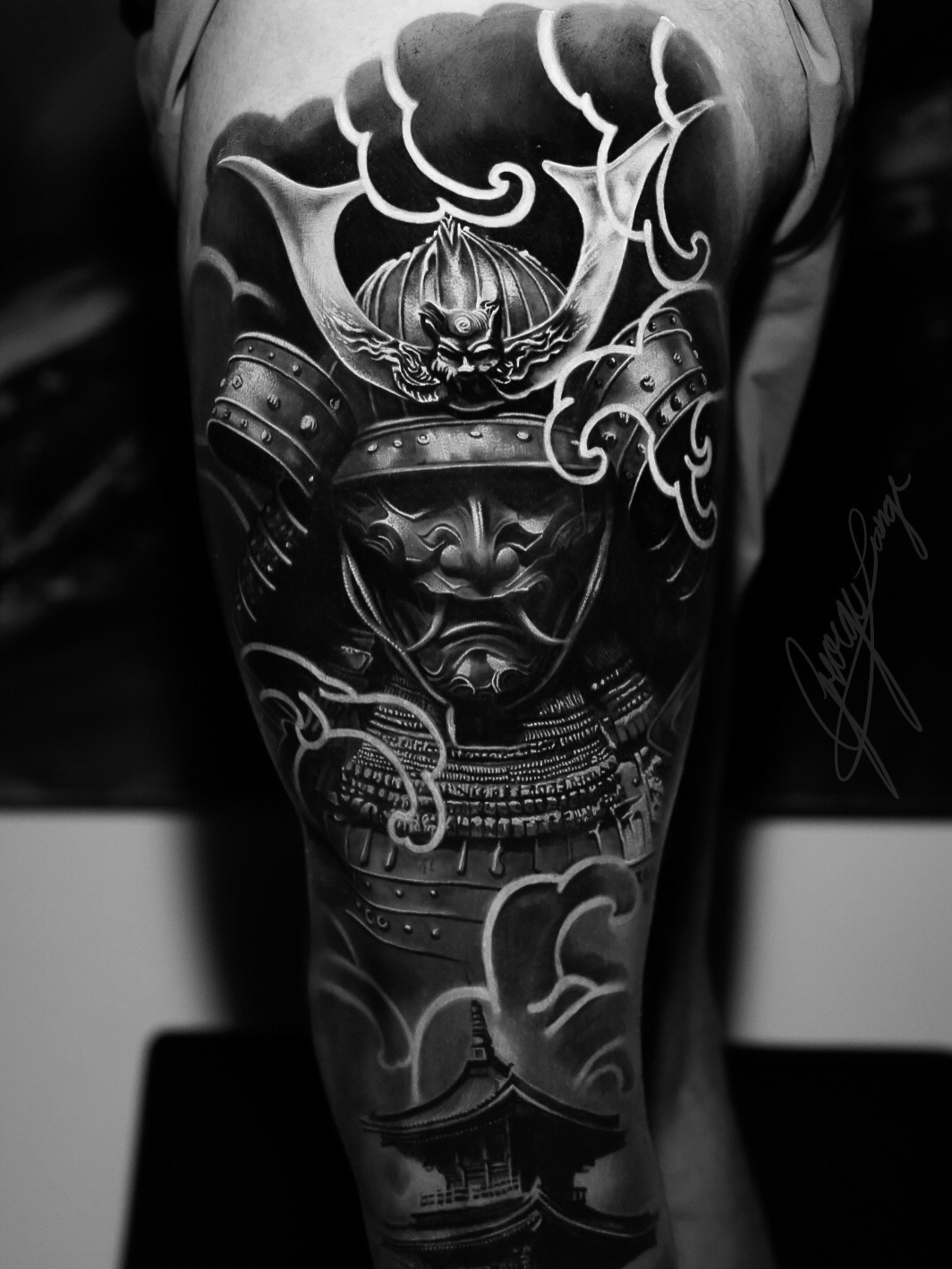 Tattoo by @lange_tattoo β realism, black_and_grey