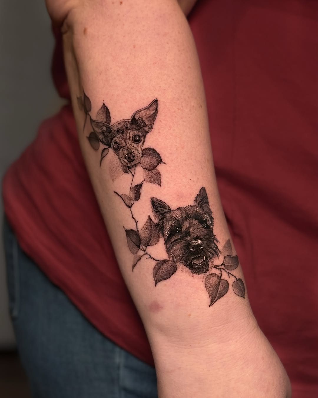 Tattoo by @victoria.tattoos โ realism, black_and_grey