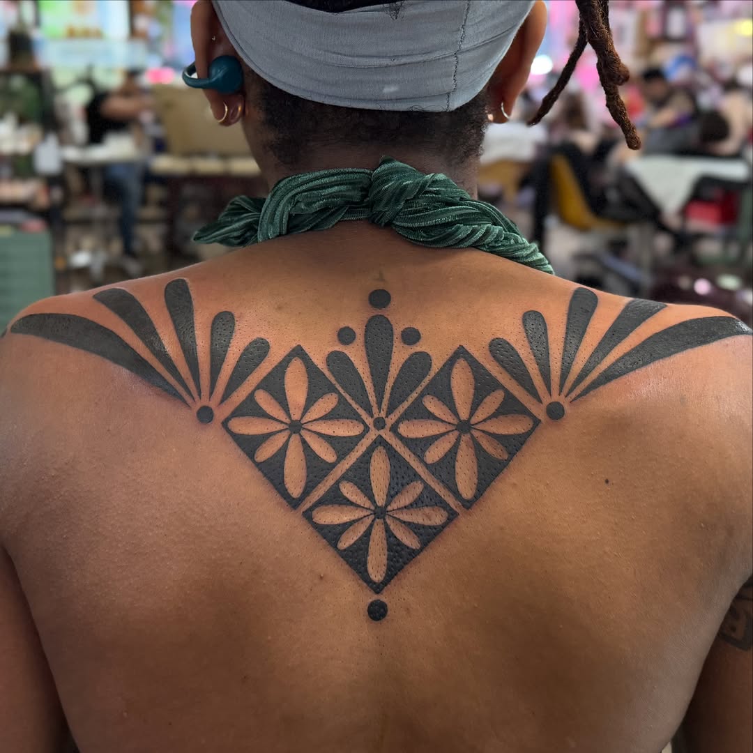 Tattoo by @mvillarreal.ink β geometric, blackwork