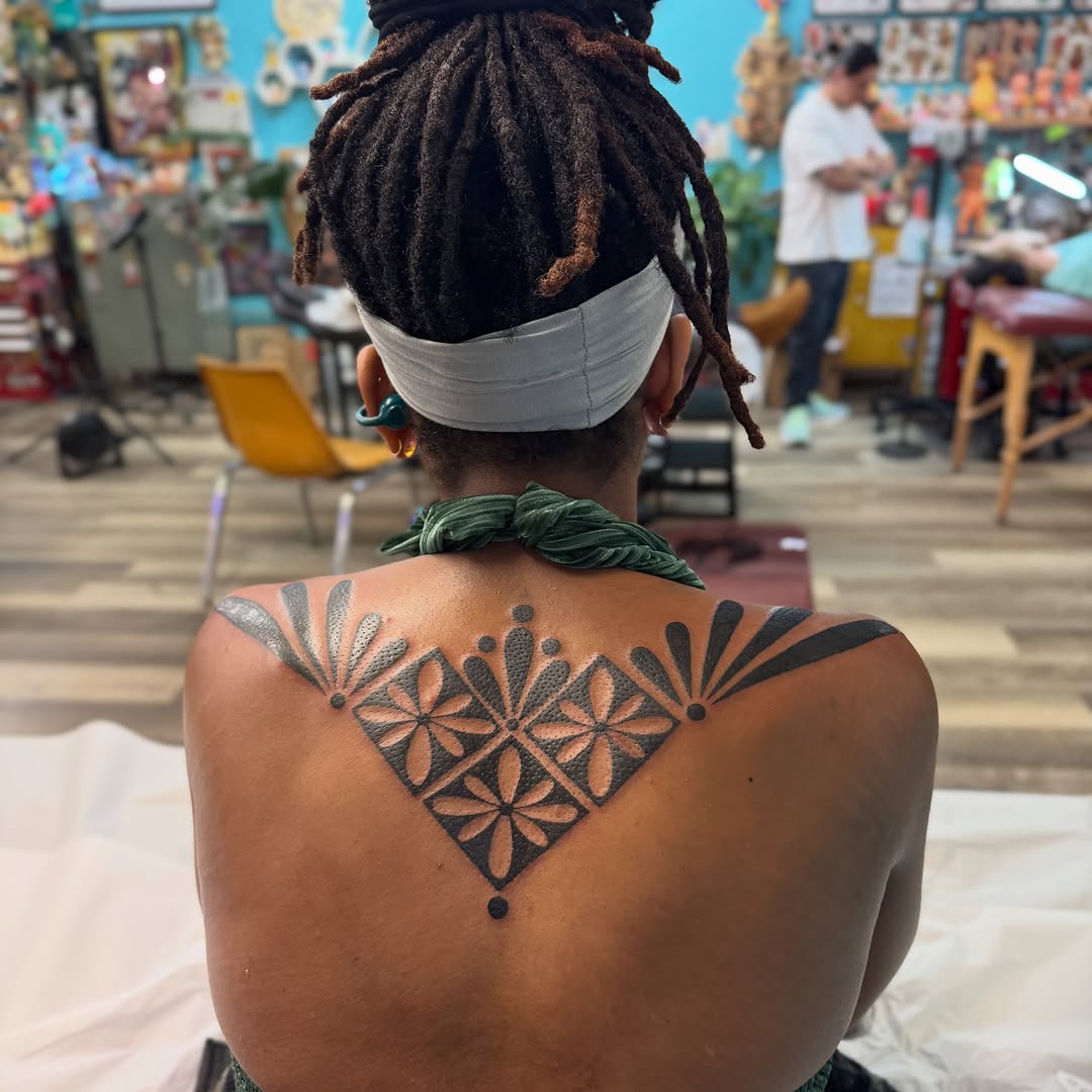 Tattoo by @mvillarreal.ink β geometric, blackwork