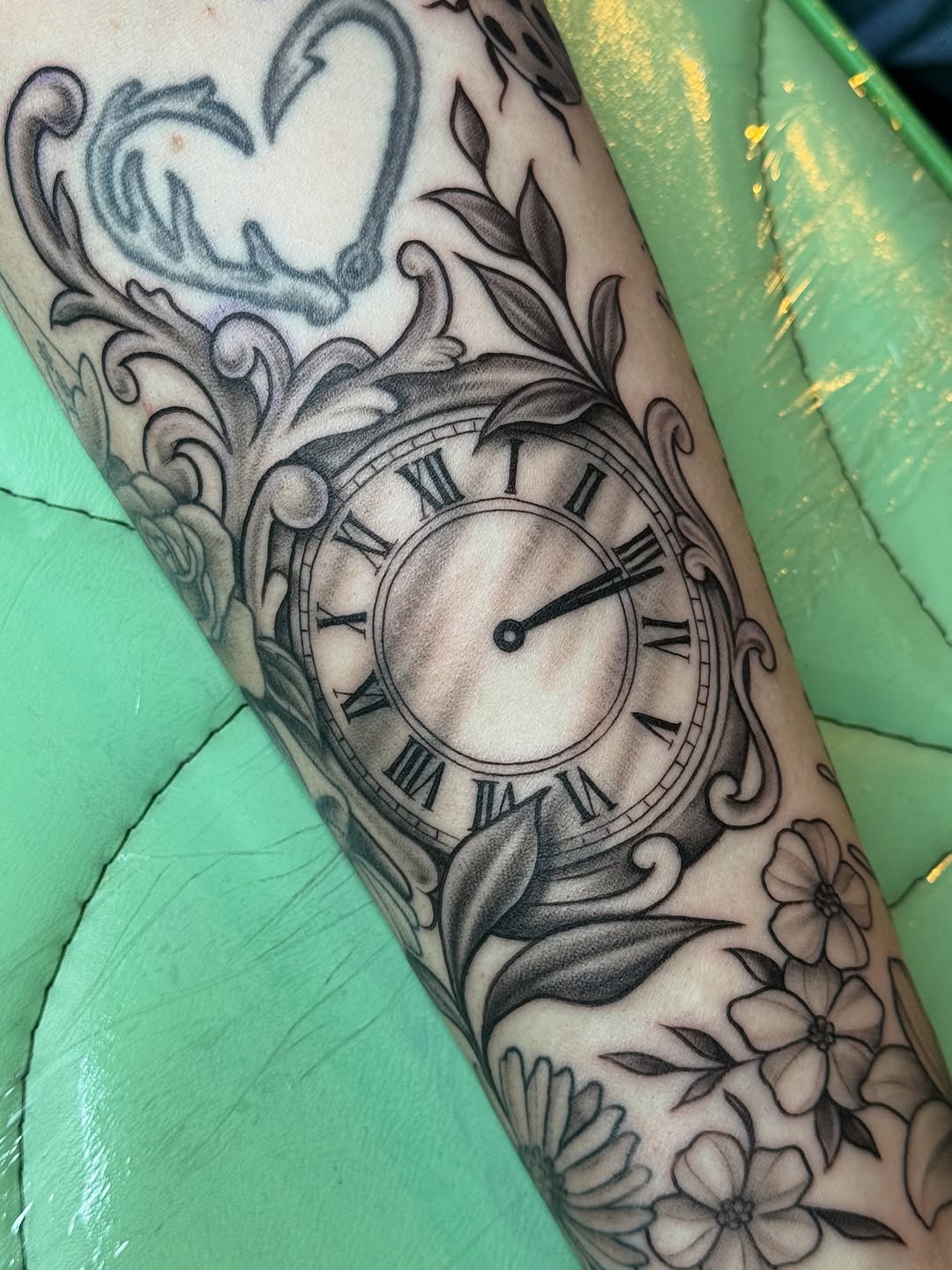 Tattoo by @lilymyriatattoos — black_and_grey, illustrative