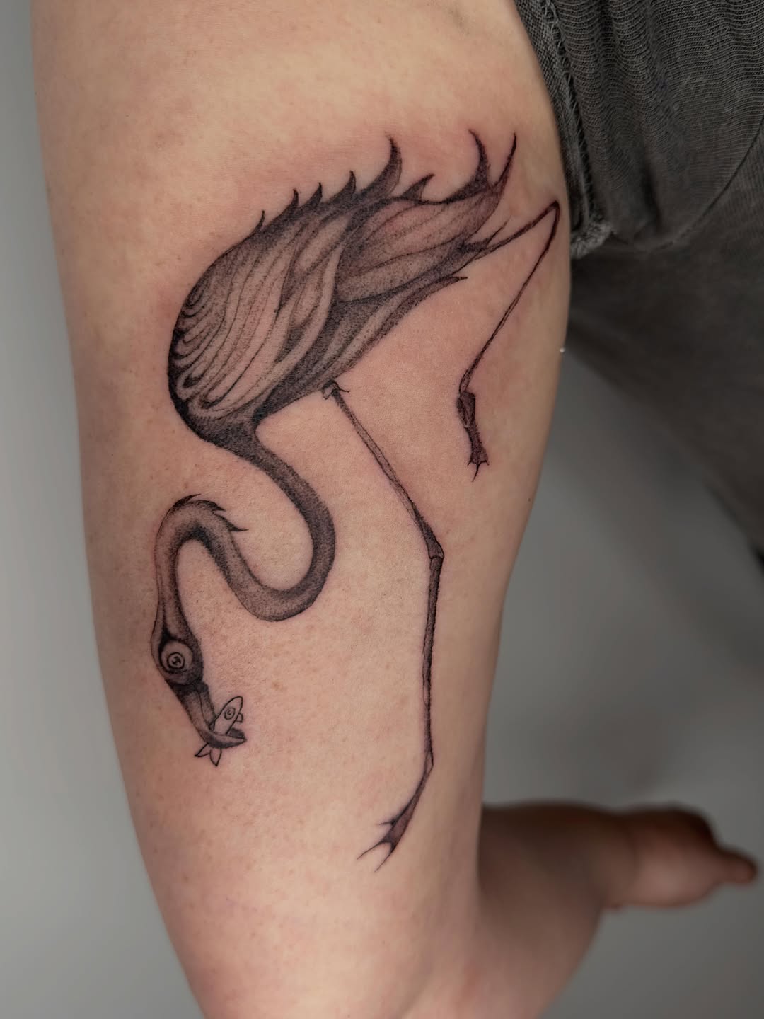 Tattoo by @sadiespadess — black_and_grey