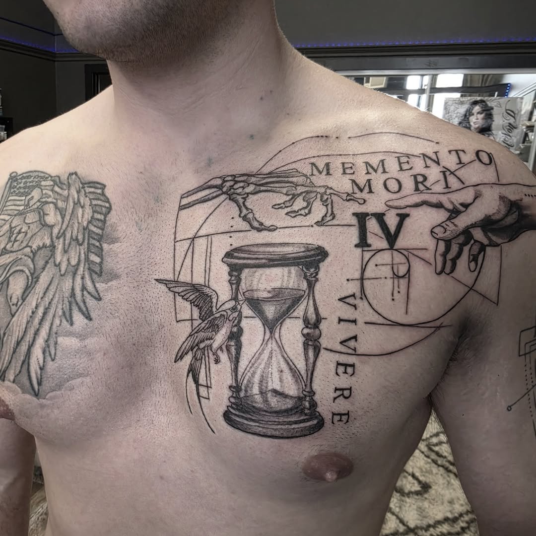 Tattoo by @shannongatesart — black_and_grey, realism