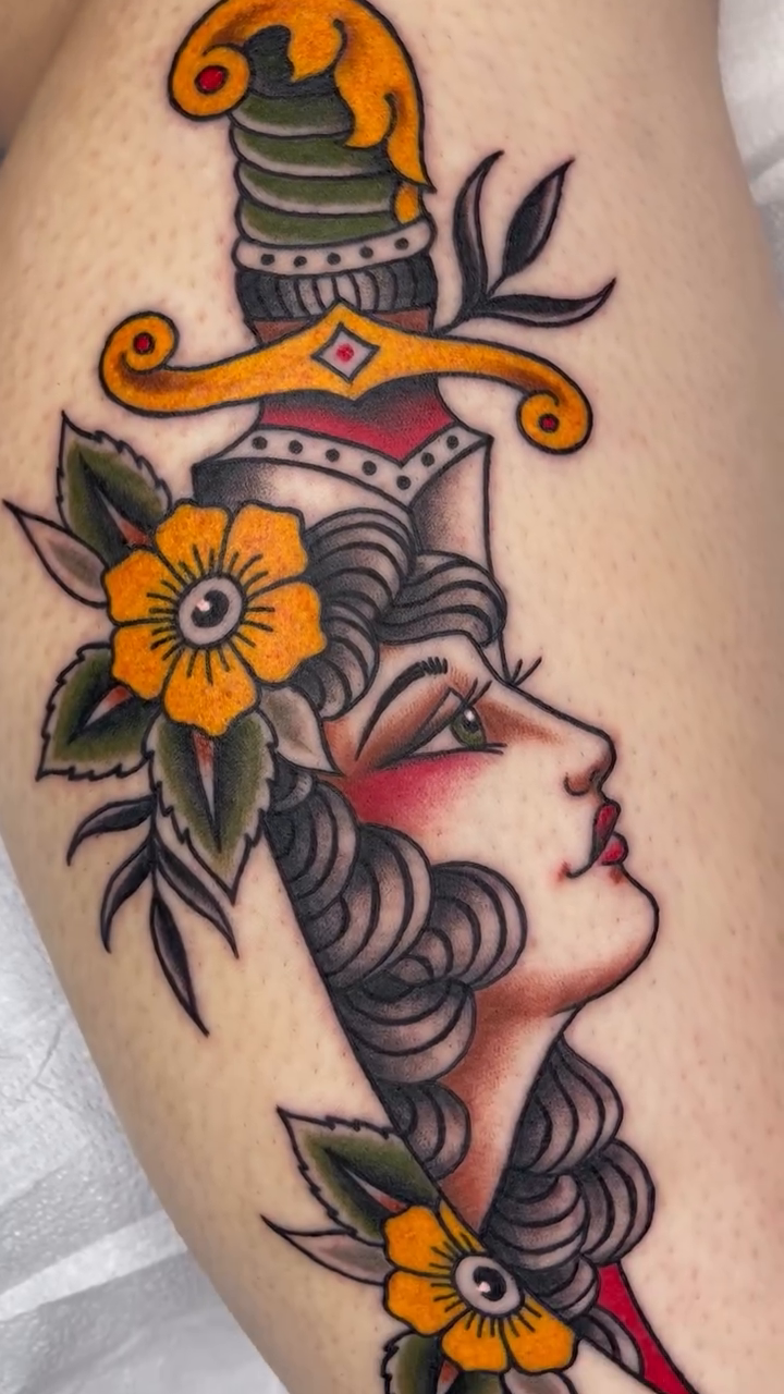 Tattoo by @krystendae โ american_traditional