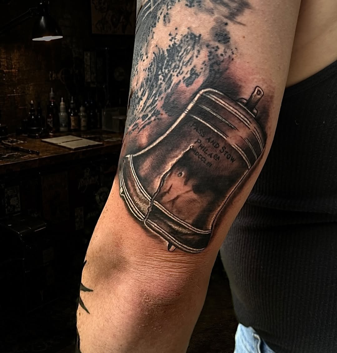 Tattoo by @devilismycopilot — realism, black_and_grey