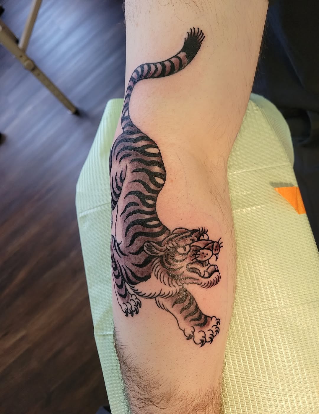 Tattoo by @markkharada — american_traditional, black_and_grey
