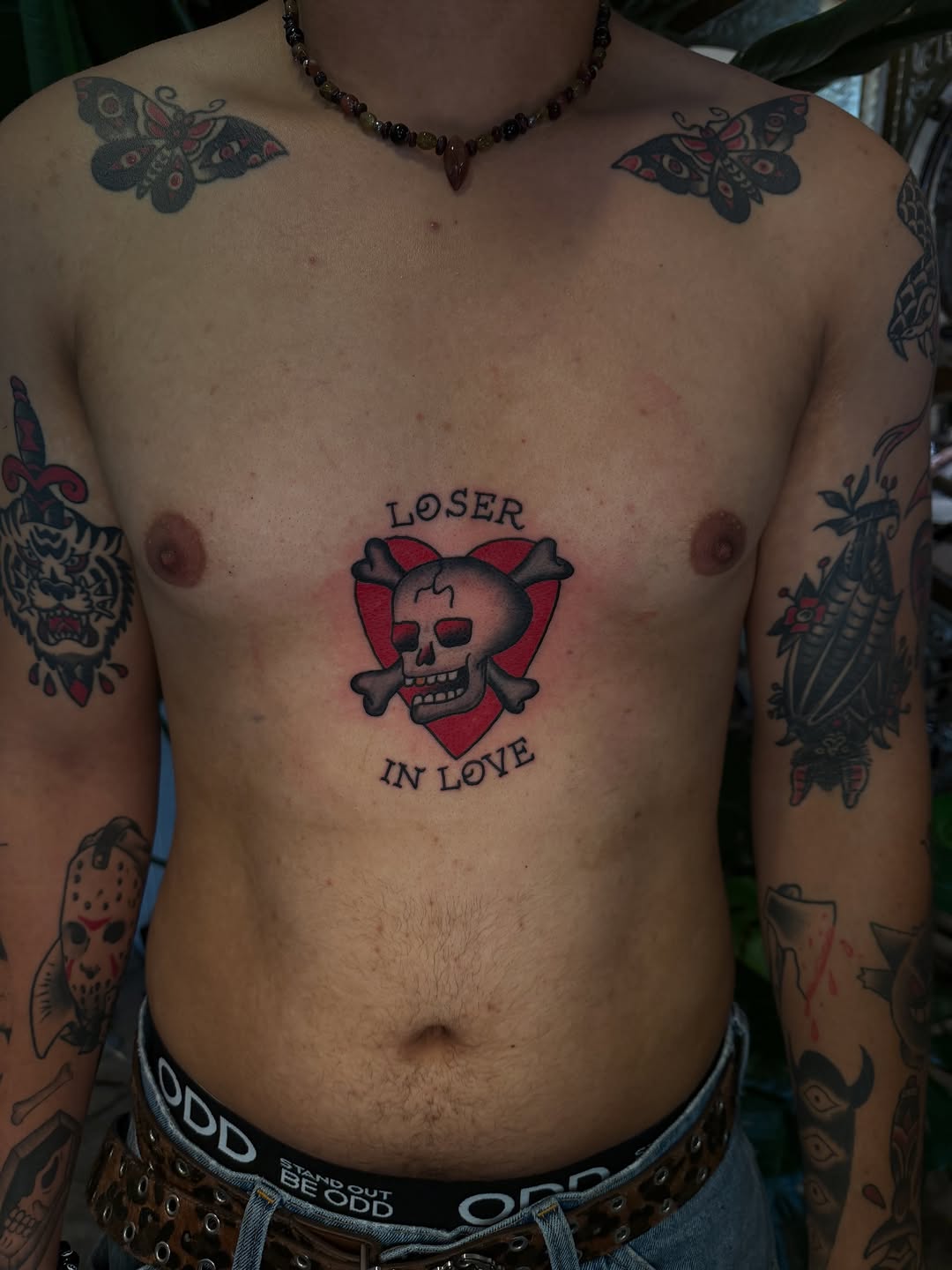 Tattoo by @doughboystabs — american_traditional, lettering_script