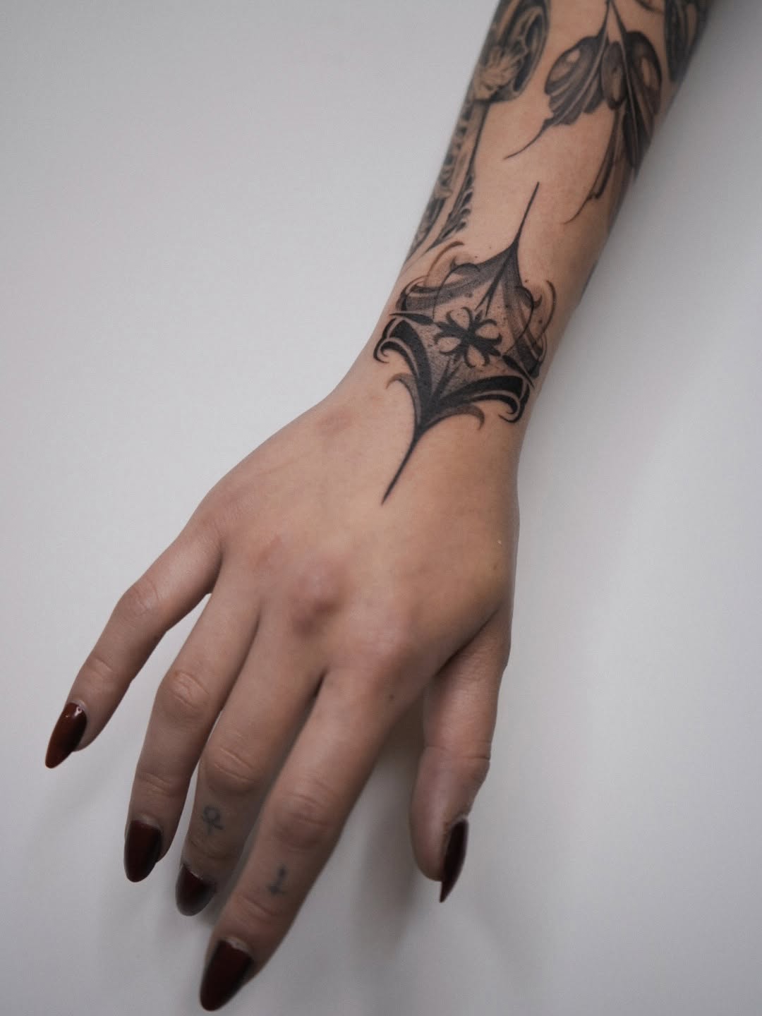 Tattoo by @funch.tattooer — blackwork, ornamental