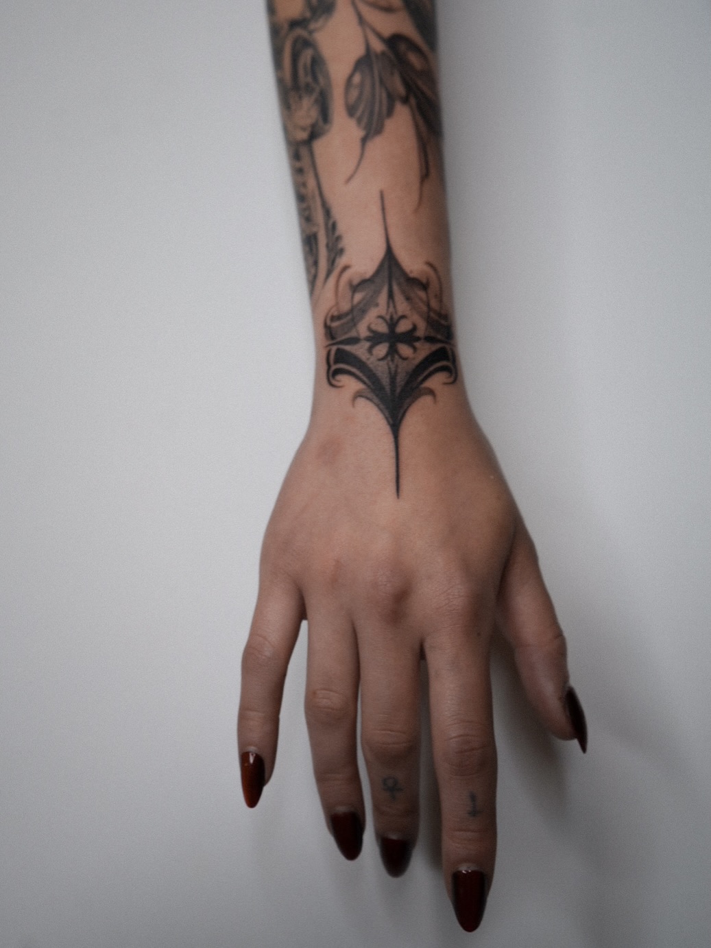Tattoo by @funch.tattooer — blackwork, ornamental