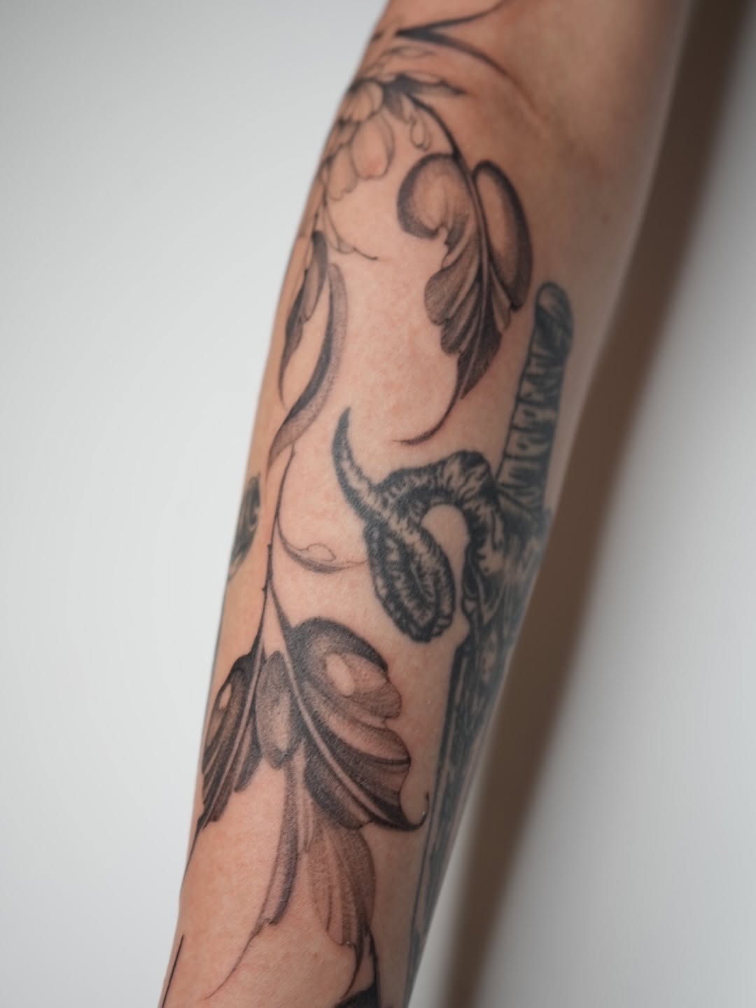 Tattoo by @funch.tattooer — black_and_grey, illustrative