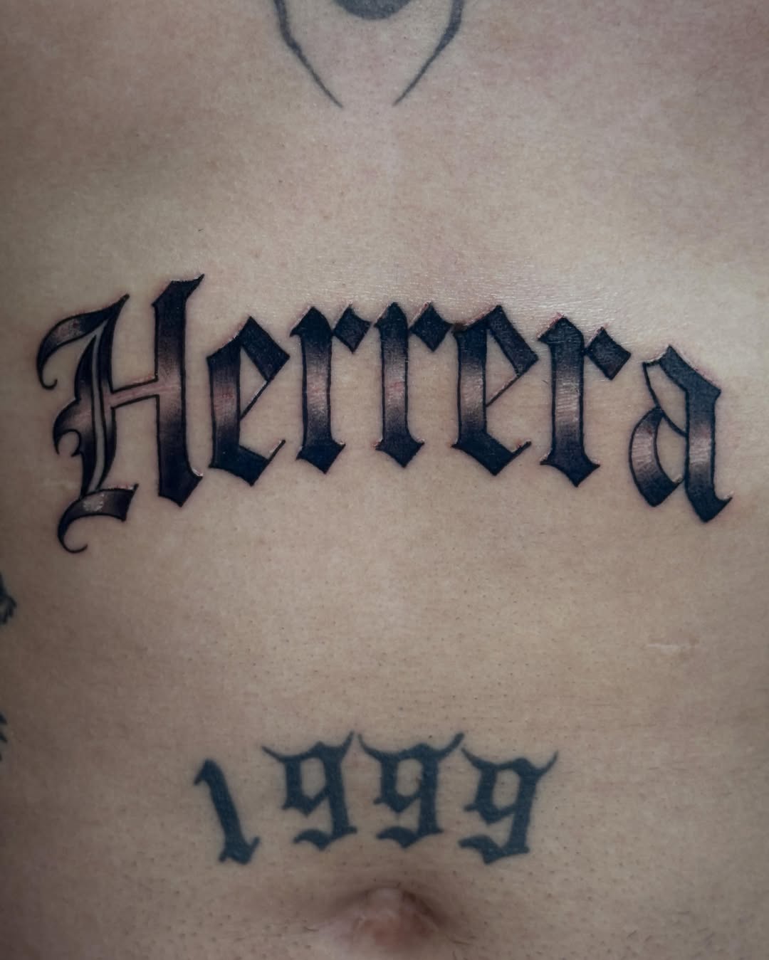 Tattoo by @noapologiestattoo — lettering_script, chicano