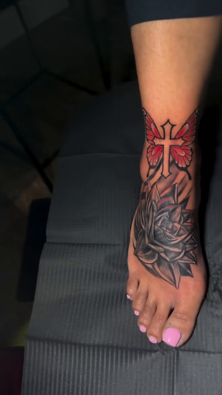 Tattoo by @impactcole — black_and_grey