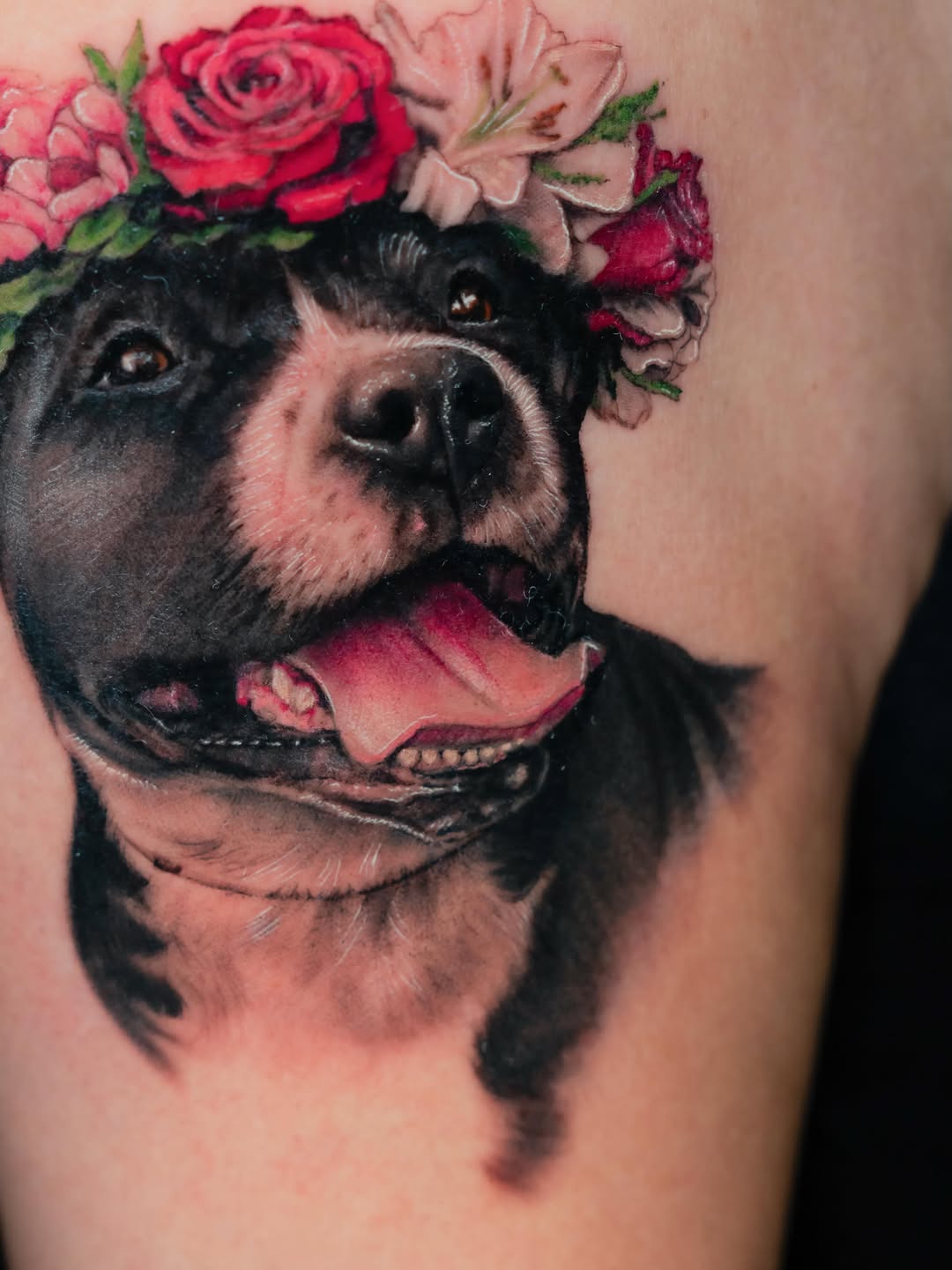 Tattoo by @falcontattooist — realism, black_and_grey