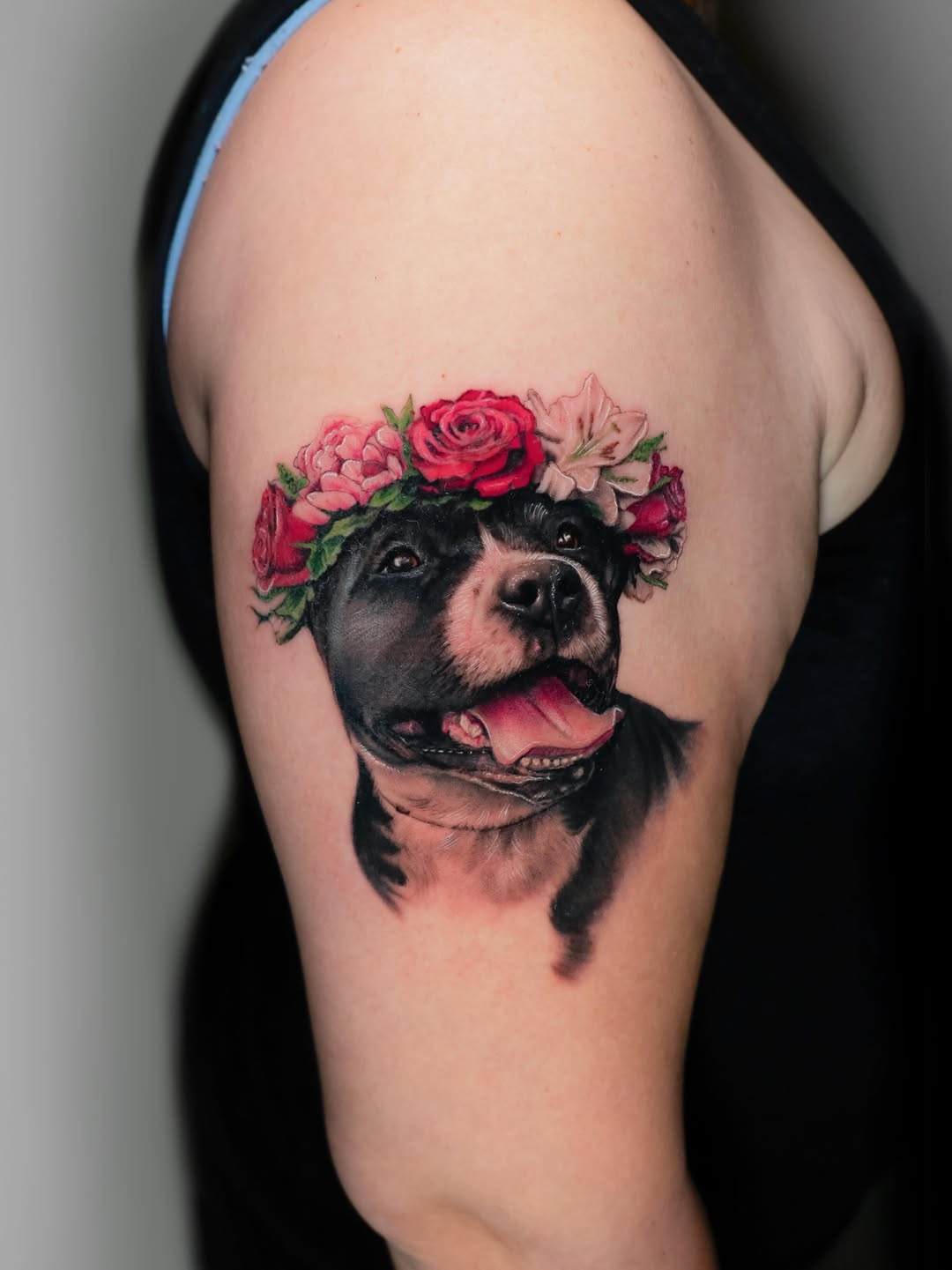 Tattoo by @falcontattooist — realism, black_and_grey