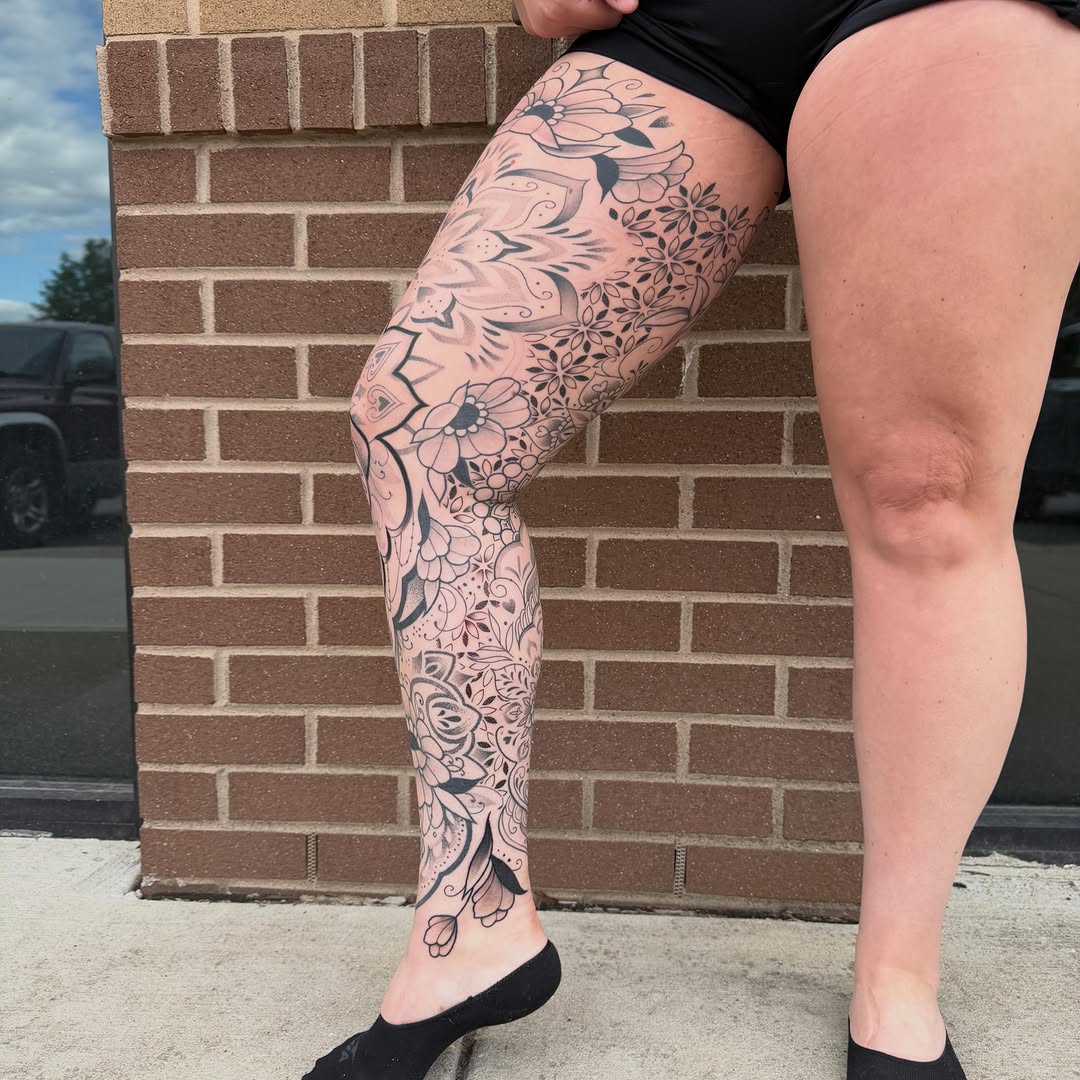 Tattoo by @lyndsink — geometric, ornamental