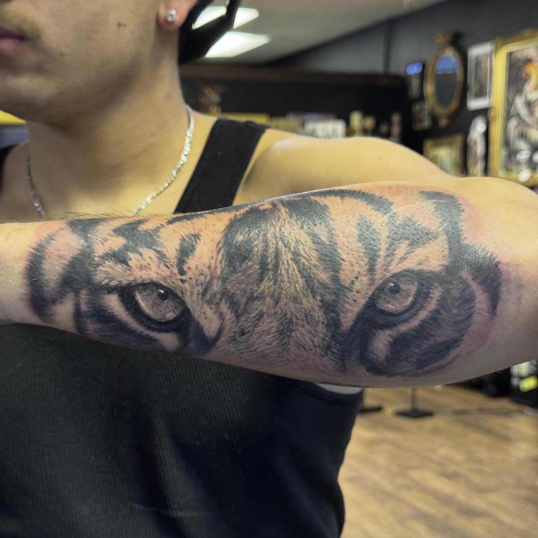 Tattoo by @bishoptattoos — realism, black_and_grey