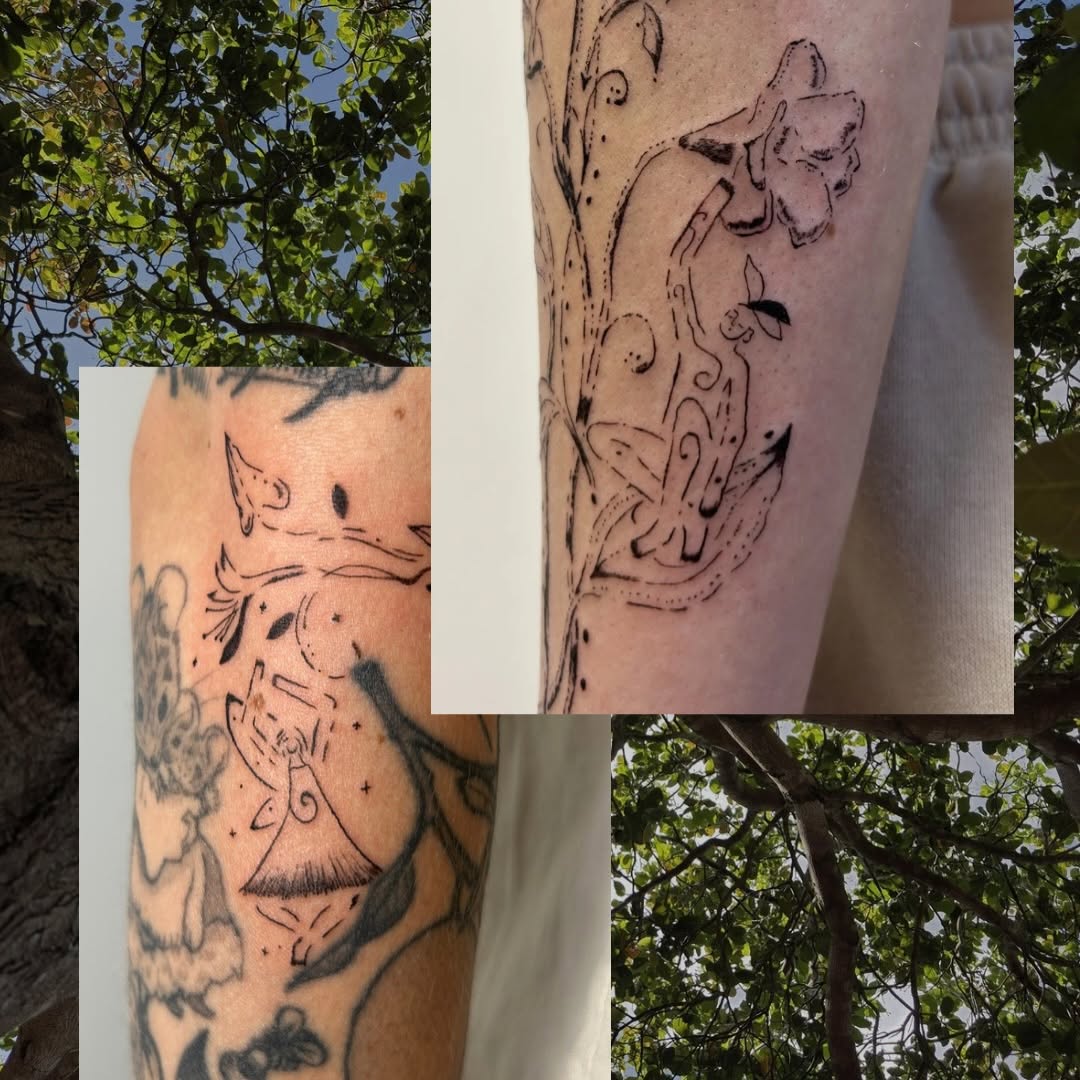 Tattoo by @wanderfernfairy — fine_line