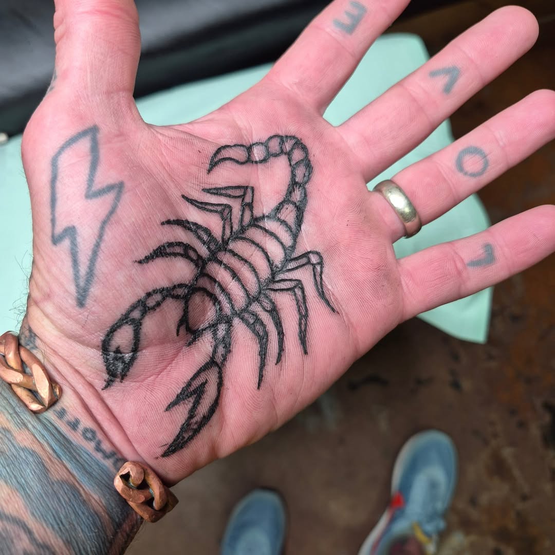 Tattoo by @therealchrisbell — blackwork