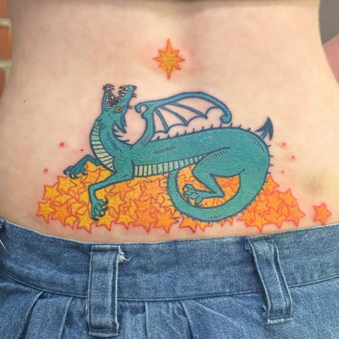 Tattoo by @goodheavenstattoos — new_school