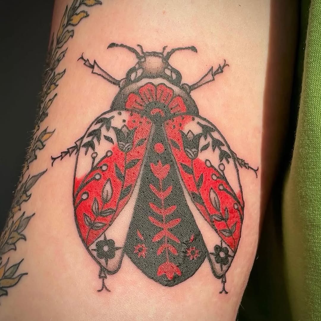 Tattoo by @goodheavenstattoos — folk_art