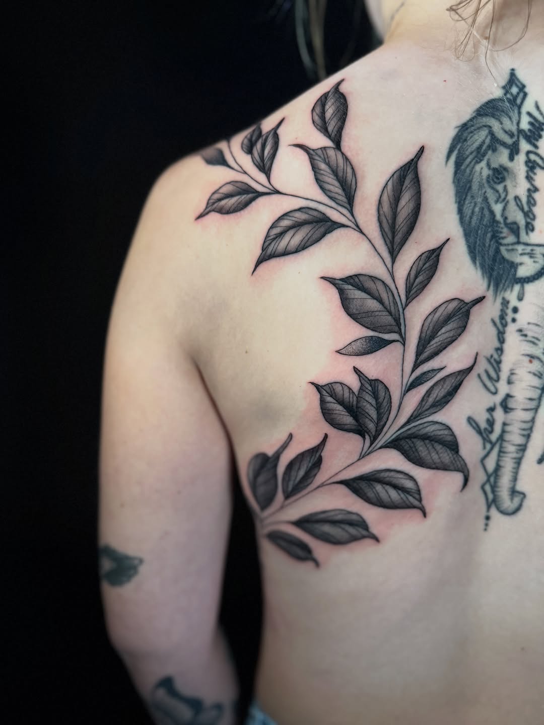 Tattoo by @etzeltattoo — black_and_grey, fine_line