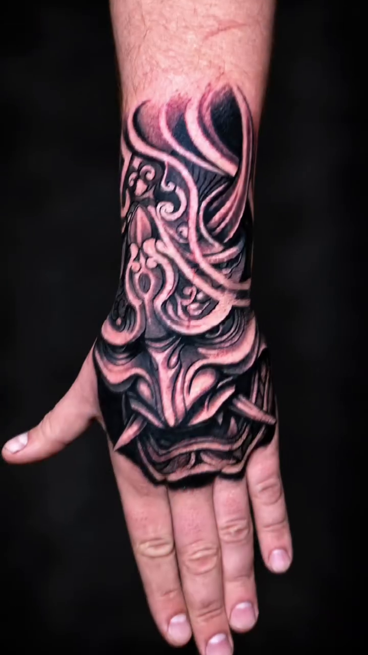Tattoo by @beztreztattoo — blackwork, ornamental