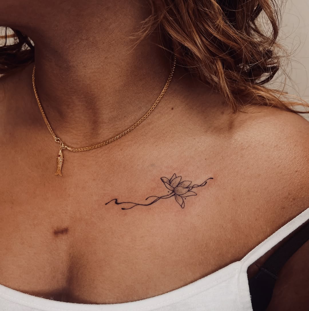 Tattoo by @natto_friends — fine_line, minimalist