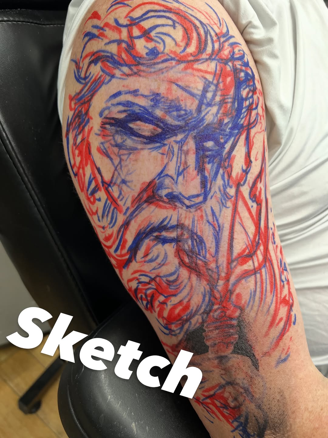 Tattoo by @strikt — sketch