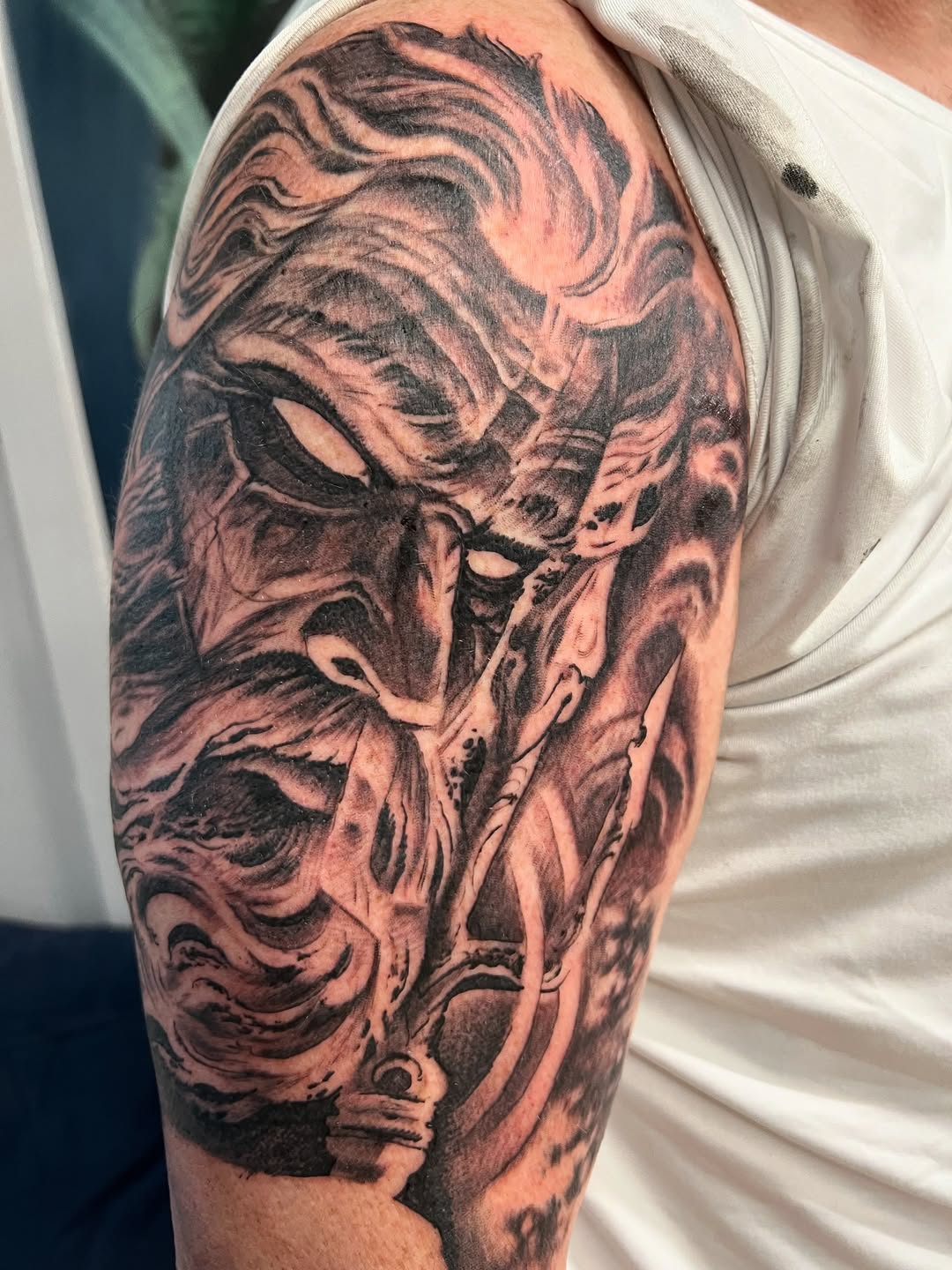 Tattoo by @strikt — realism, black_and_grey