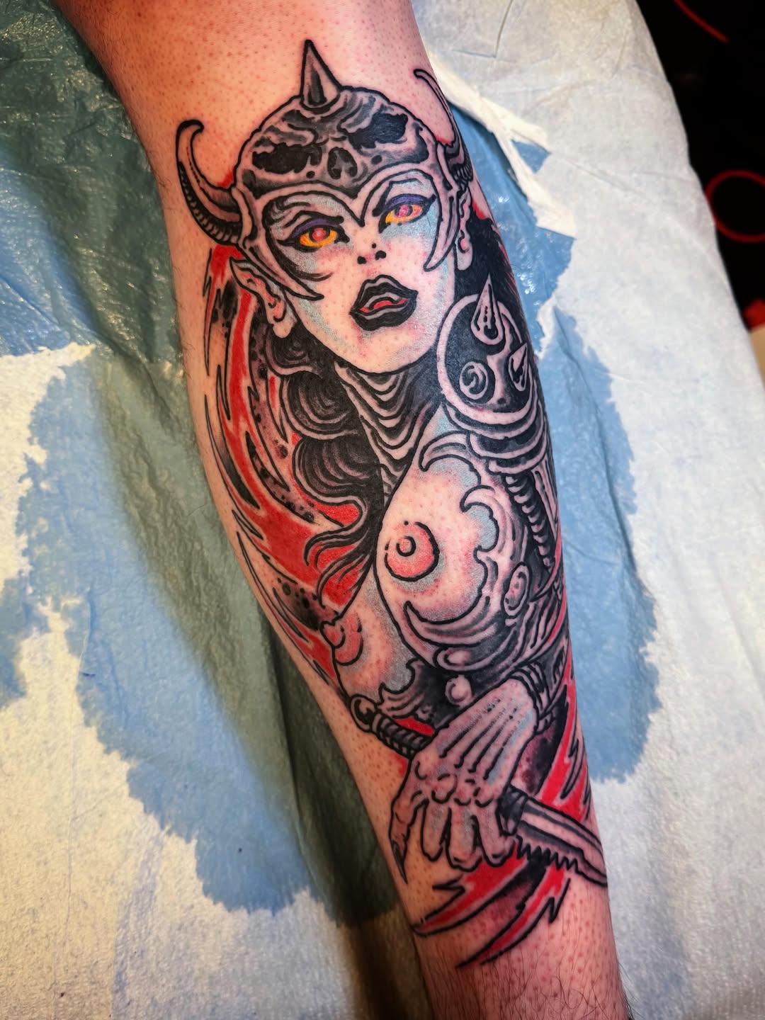 Tattoo by @zacblevins — neo_traditional, trash_polka