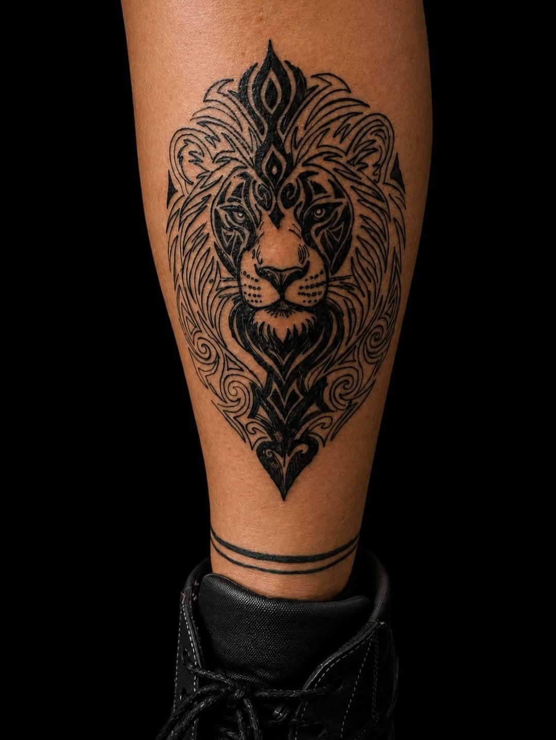 Tattoo by @inkbymontero — blackwork, ornamental