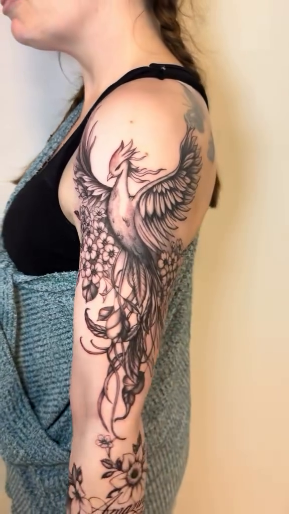 Tattoo by @7th_heaven_tattoo — illustrative, black_and_grey