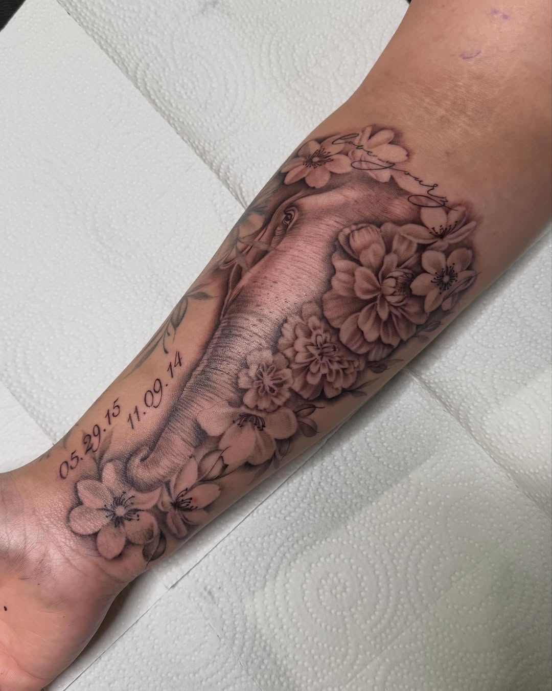 Tattoo by @artdenoche โ realism, black_and_grey