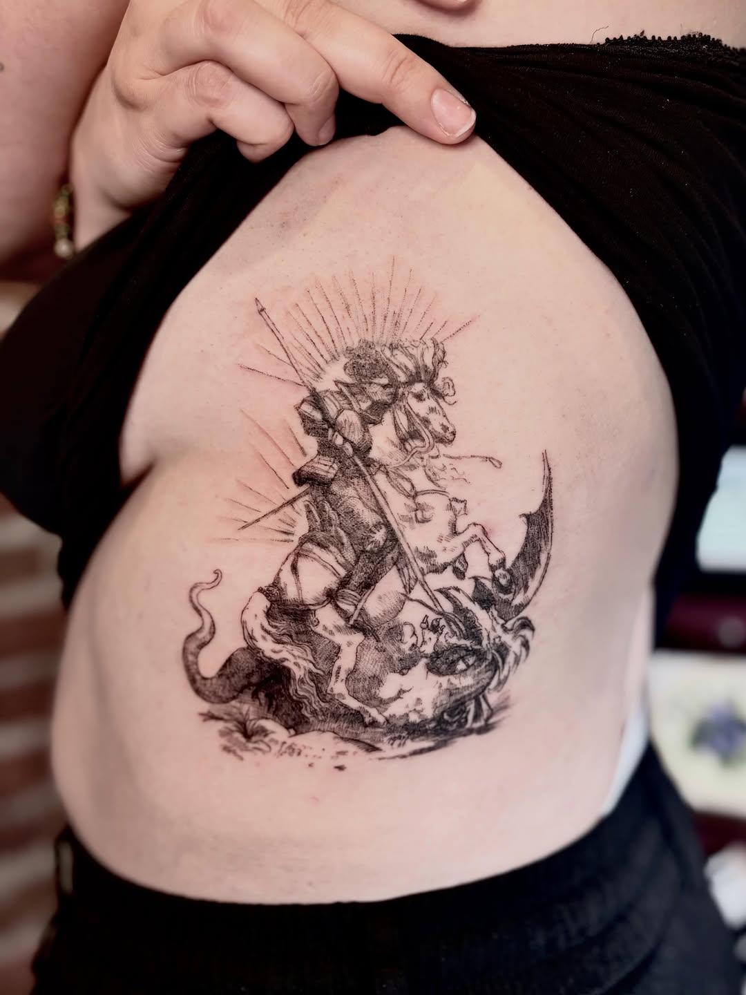 Tattoo by @tattt_moisu β illustrative, black_and_grey